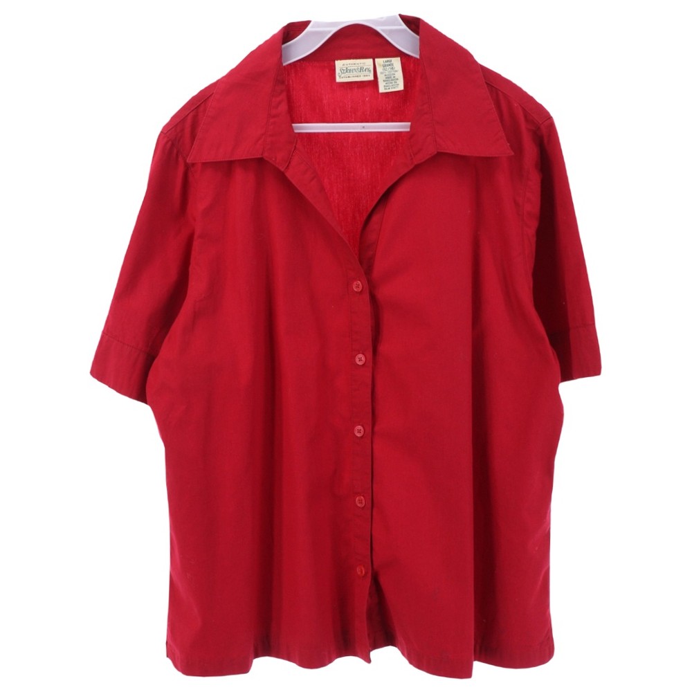 ST. JOHN&#039;S BAY SHIRTS 코튼 100% 셔츠 (WOMEN L)
